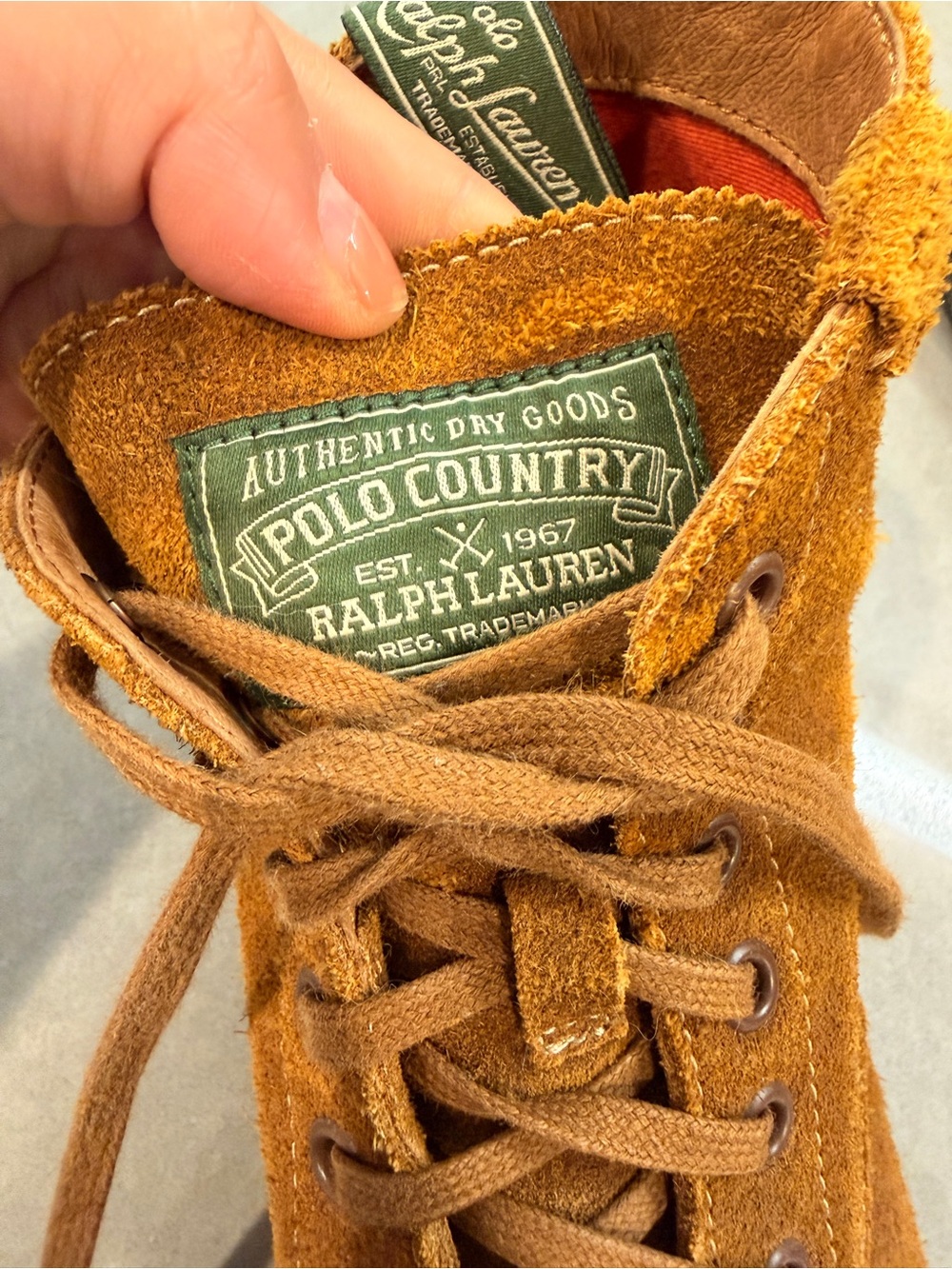 Ralph Lauren Polo Country Men’s Suede Boot - Picture 5 of 6